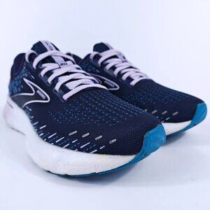 Brooks Glycerin 20 Womens 9.5 Neutral Cushioned Road Running Shoes Blue Purple